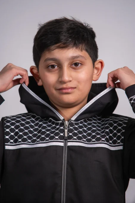 Kids Premium Thobe 235 Black - Image 3